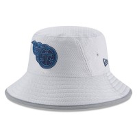 Men's Tennessee Titans New Era Gray 2018 Training Camp Official Bucket Hat 3060969